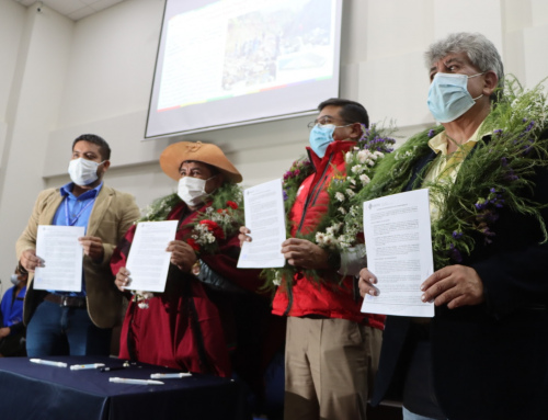 MMAyA firma convenios para invertir más de Bs. 24 millones en agua y saneamiento para Chuquisaca