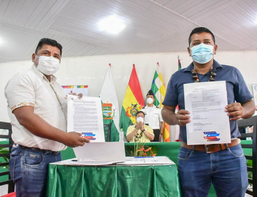 Gobierno nacional suscribe convenios inter gubernativos en temas de agua en el municipio de Cobija