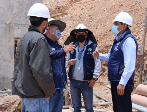 Proyecto «Trasvase y planta potabilizadora de agua para las zonas altas de Sucre» tiene un avance del 75%.