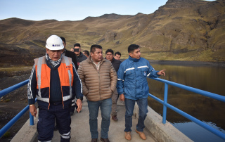 Inspección represas La Paz