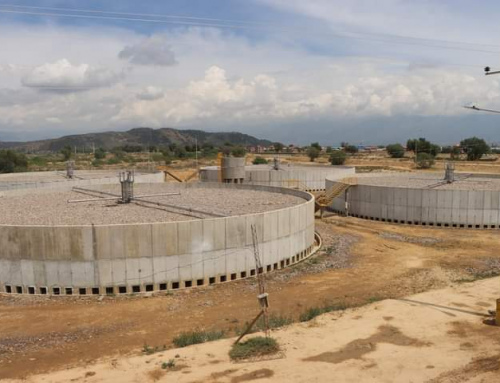 Proyecto de la planta de tratamiento de aguas residuales Albarrancho Cochabamba tiene un 97% de avance