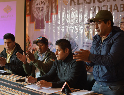 MMAYA DESTACA INVERSIÓN BS. 73 MILLONES  EN PROYECTOS Y PROGRAMAS EN  LA REGIÓN ANDINA DE COCHABAMBA