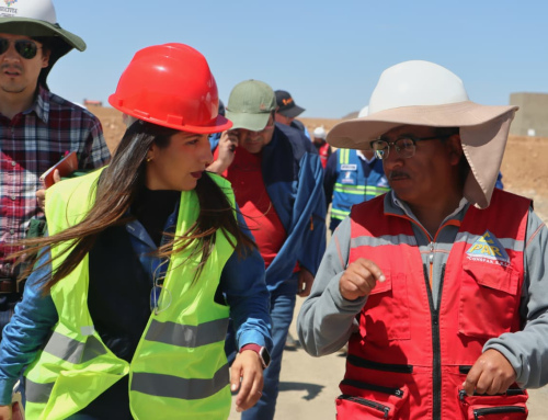 VICEMINISTRA MARISCAL MONTAÑO INSPECCIONA OBRAS DE AGUA Y SANEAMIENTO BÁSICO EN ORURO